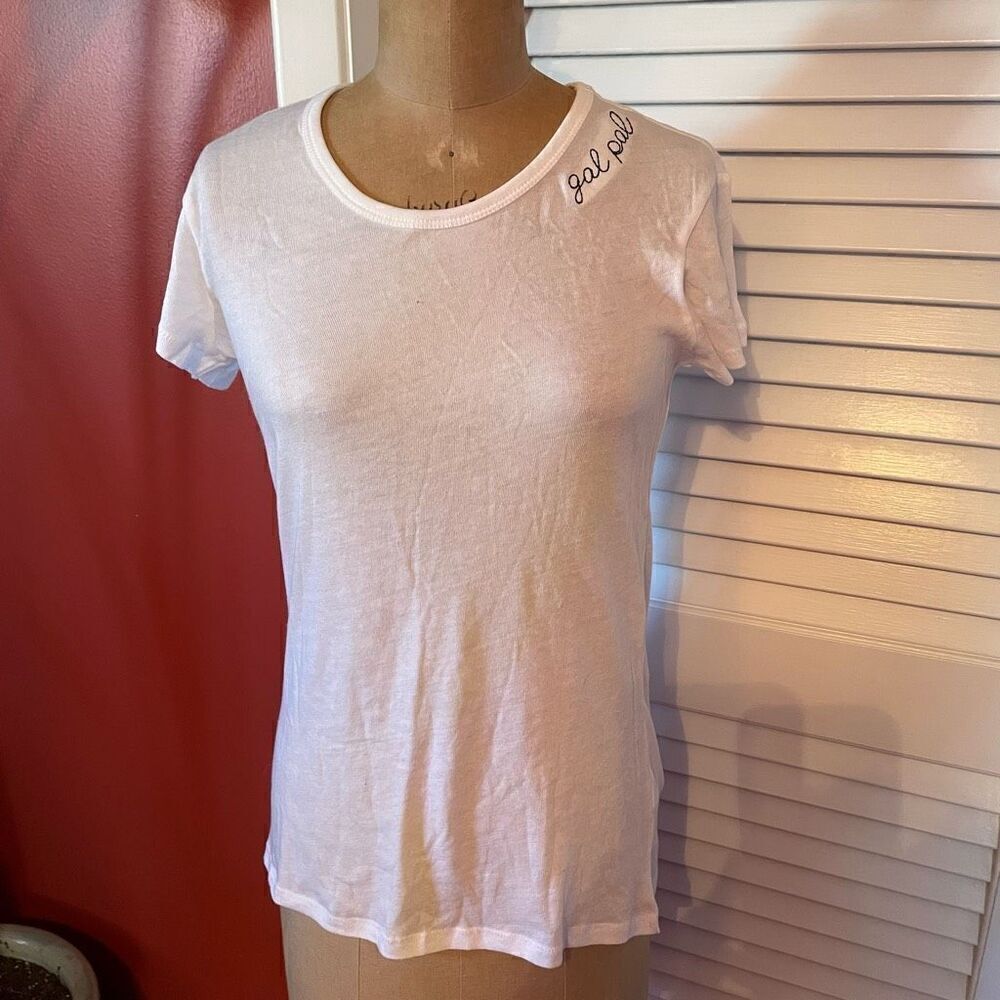 BHLDN | white short sleeve “gal pal” t shirt S